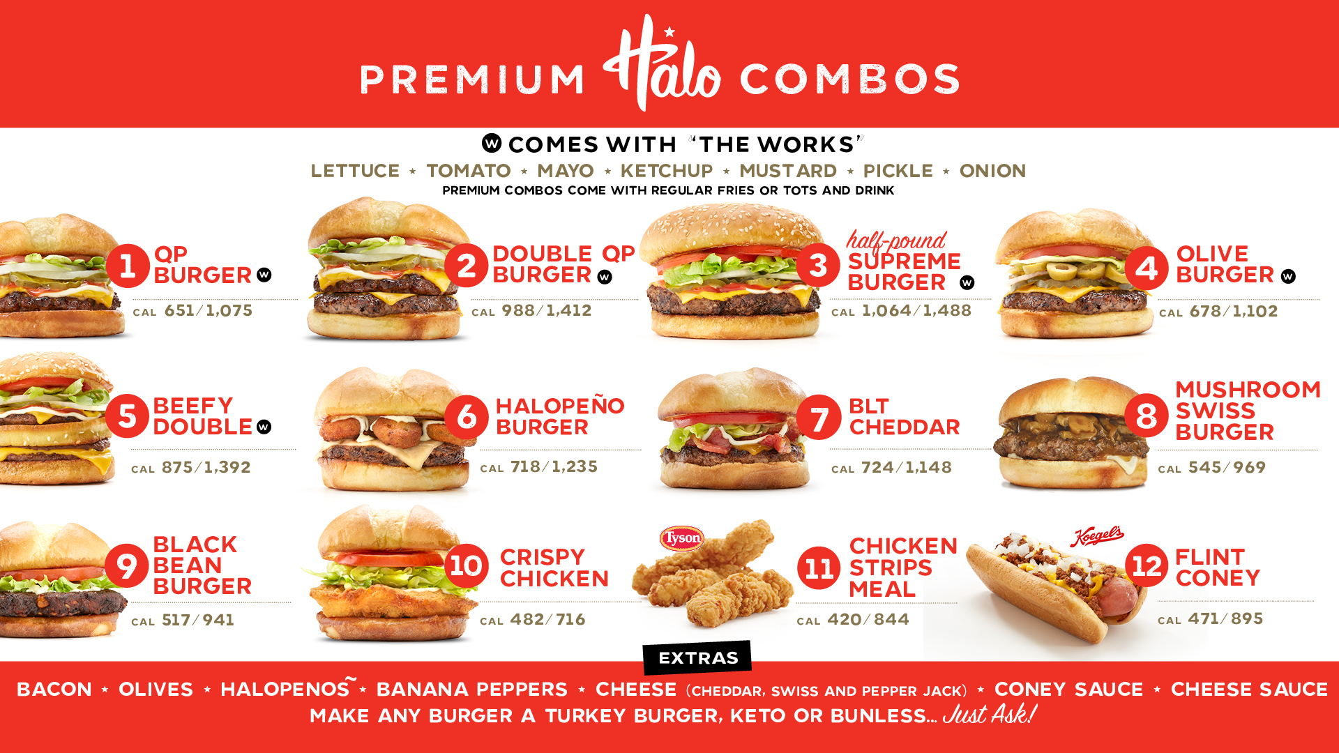 Our Menu - Halo Burger